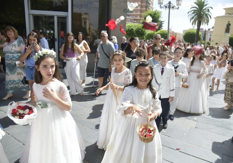 Badajoz celebra el Corpus con una procesión por el centro