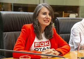 La portavoz de Unidas por Extremadura, Irene de Miguel.