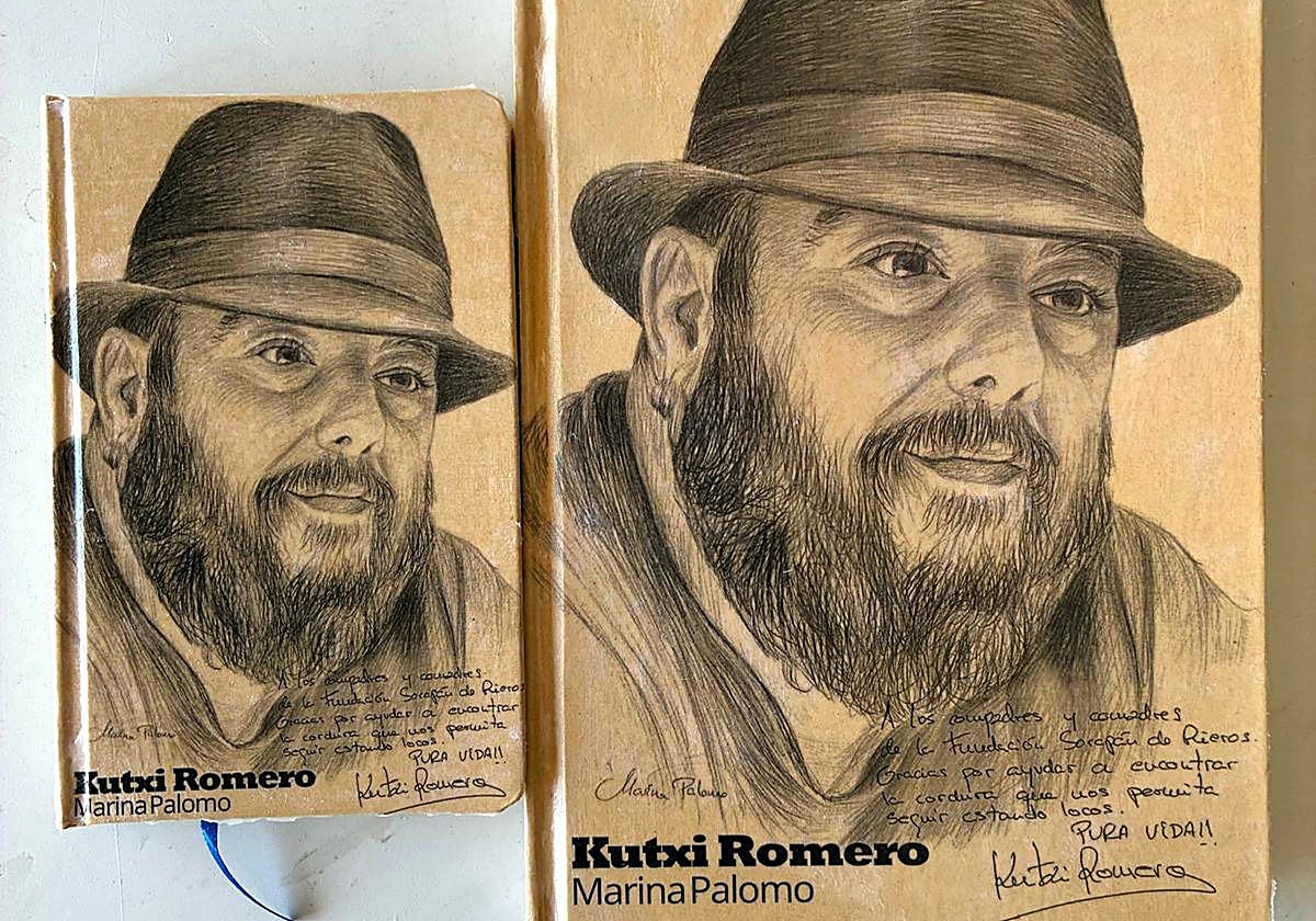 Ilustración de Marina Palomo, con la imagen de Kutxi Romero, cantante de Marea.