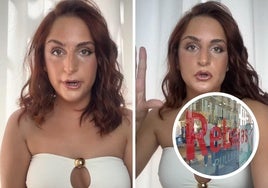 La influencer Azul Lozano hablando de las rebajas de verano 2025