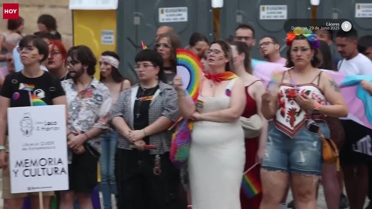 Cáceres se vuelca con la fiesta del Orgullo