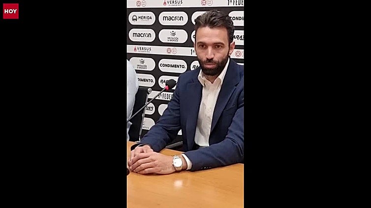 Fran Beltrán, nuevo entrenador del Mérida, también cree en el proceso
