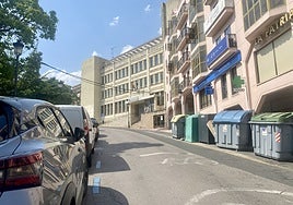 Calle María Telo, en Cáceres, donde ha tenido lugar el atropello este miércoles.