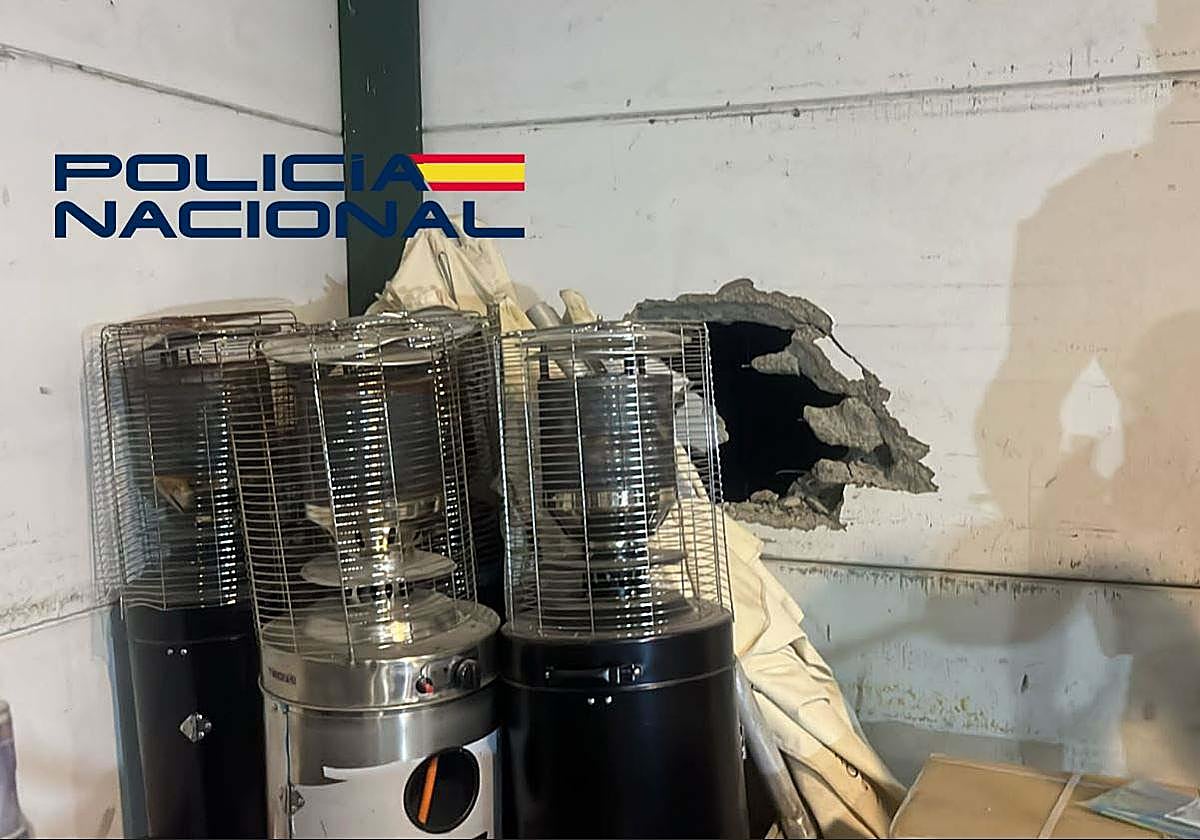 Detenido 'in fraganti' mientras realizaba un 'butrón' para robar en una nave de Mérida