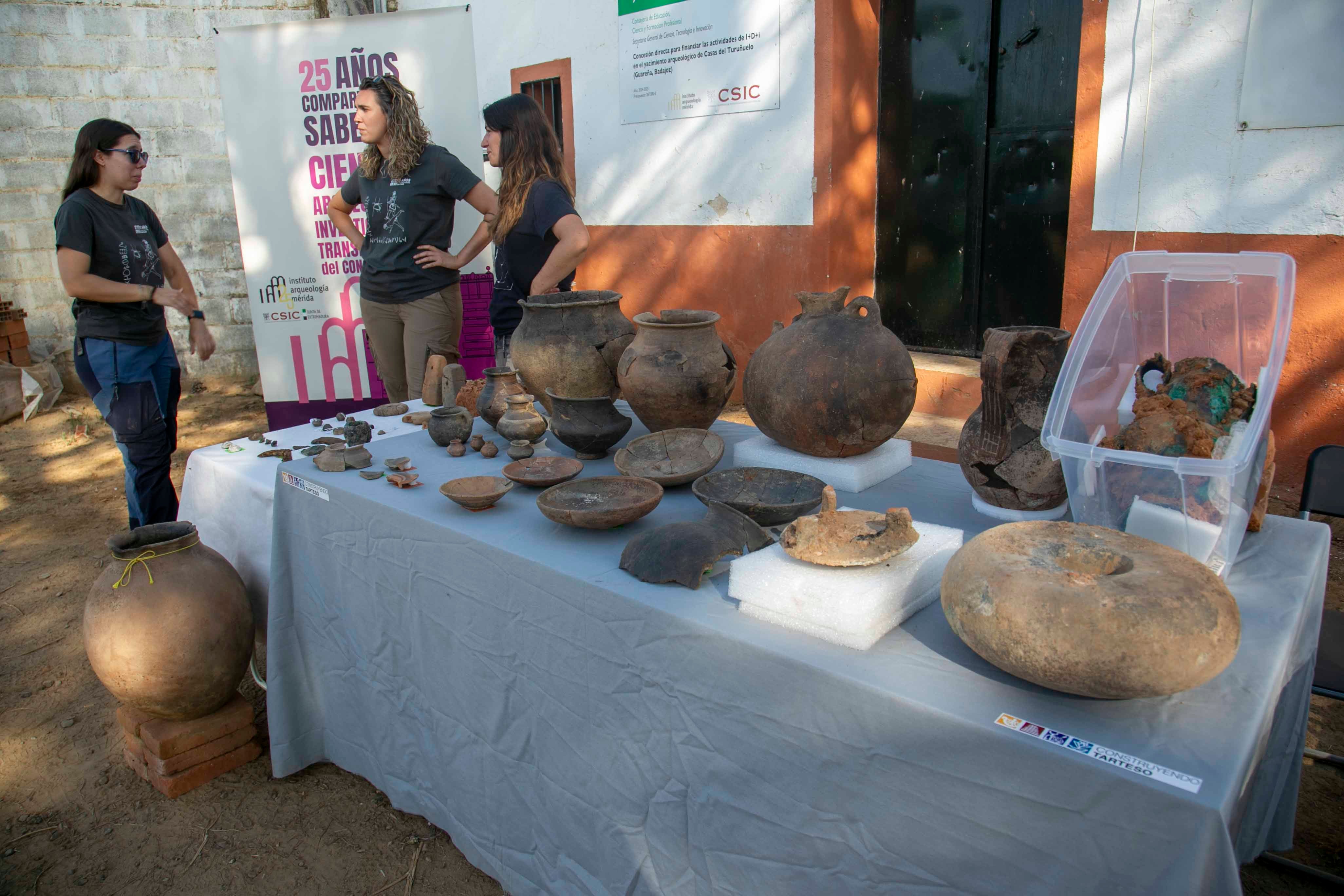 Descubrimientos en la excavación en el yacimiento de Casas del Turuñuelo