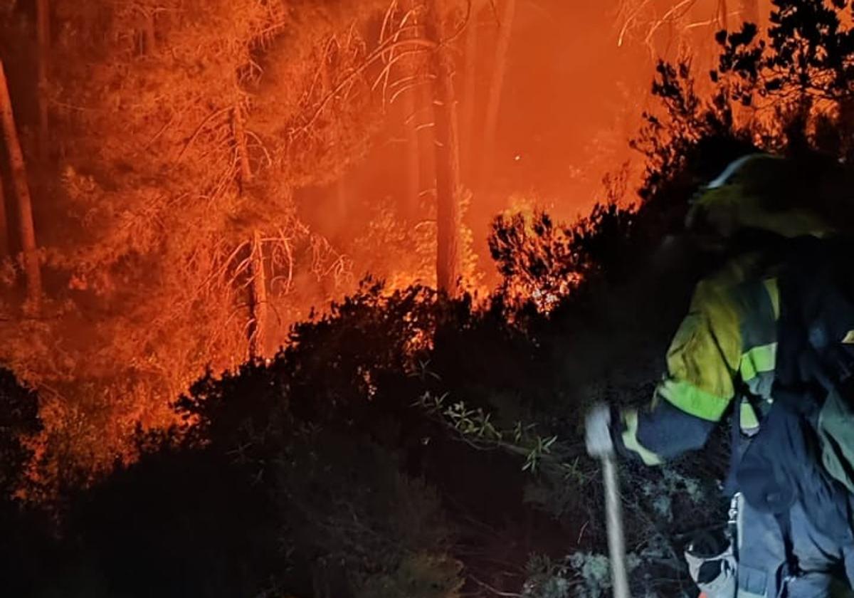 Fotos | Así trabajó la BRIF Pinofranqueado en el incendio de Las Hurdes