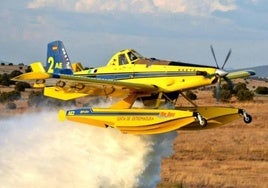 Extremadura envía dos aviones anfibios para ayudar a la extinción de un incendio en Portugal