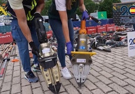 Desarticulado un grupo que robó 400.000 euros tras asaltar 13 bancos en España, uno en Badajoz