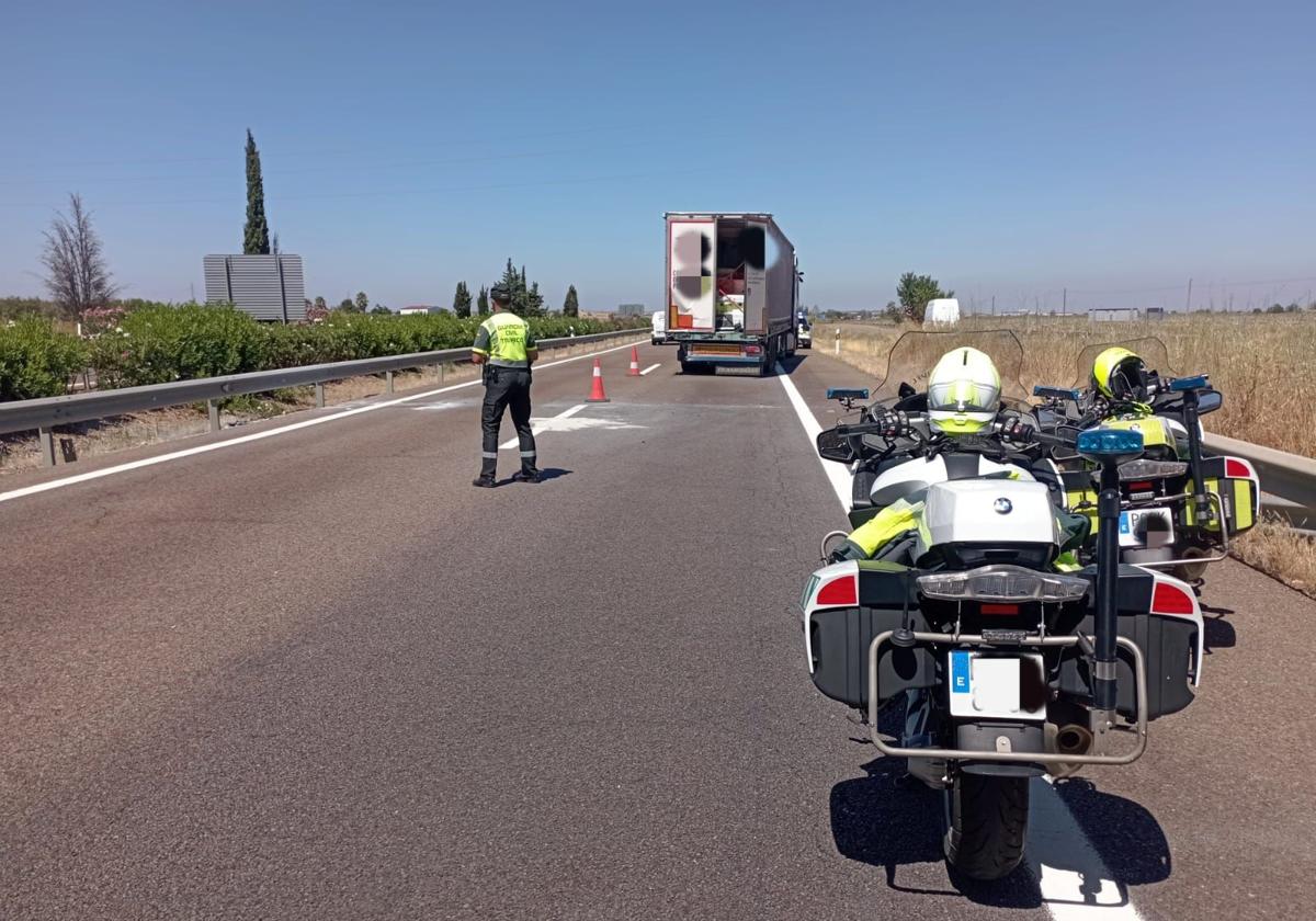 El muerto en el accidente de Talavera es un sargento de la Guardia Civil de Badajoz