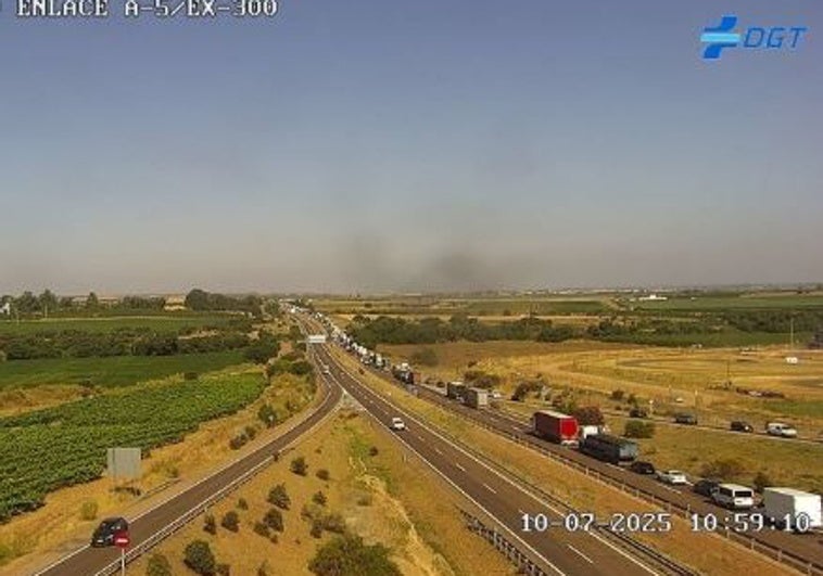 Reabierto un carril de la A-5 tras el accidente mortal