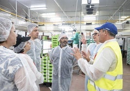Morales y Martín visitan el Jerte
