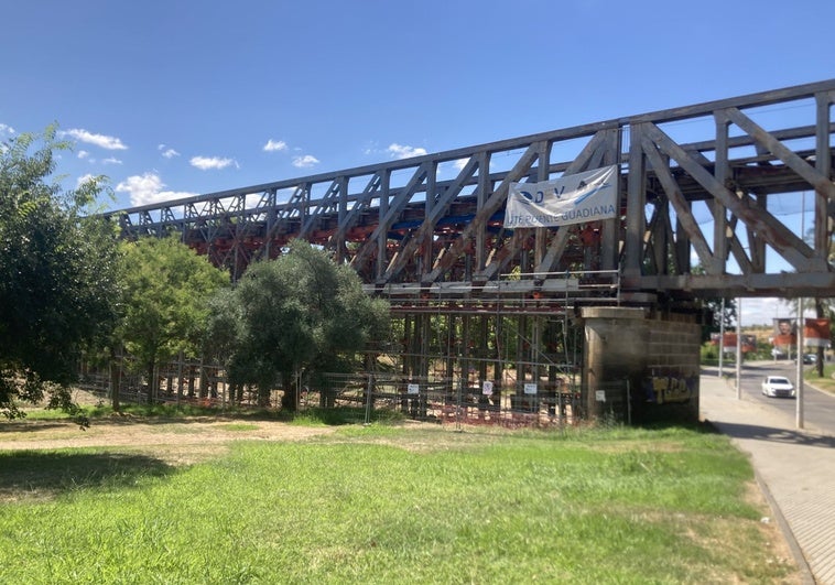 La obra del Puente de Hierro de Mérida obligará a cortar el tráfico los días 19 y 20 de julio