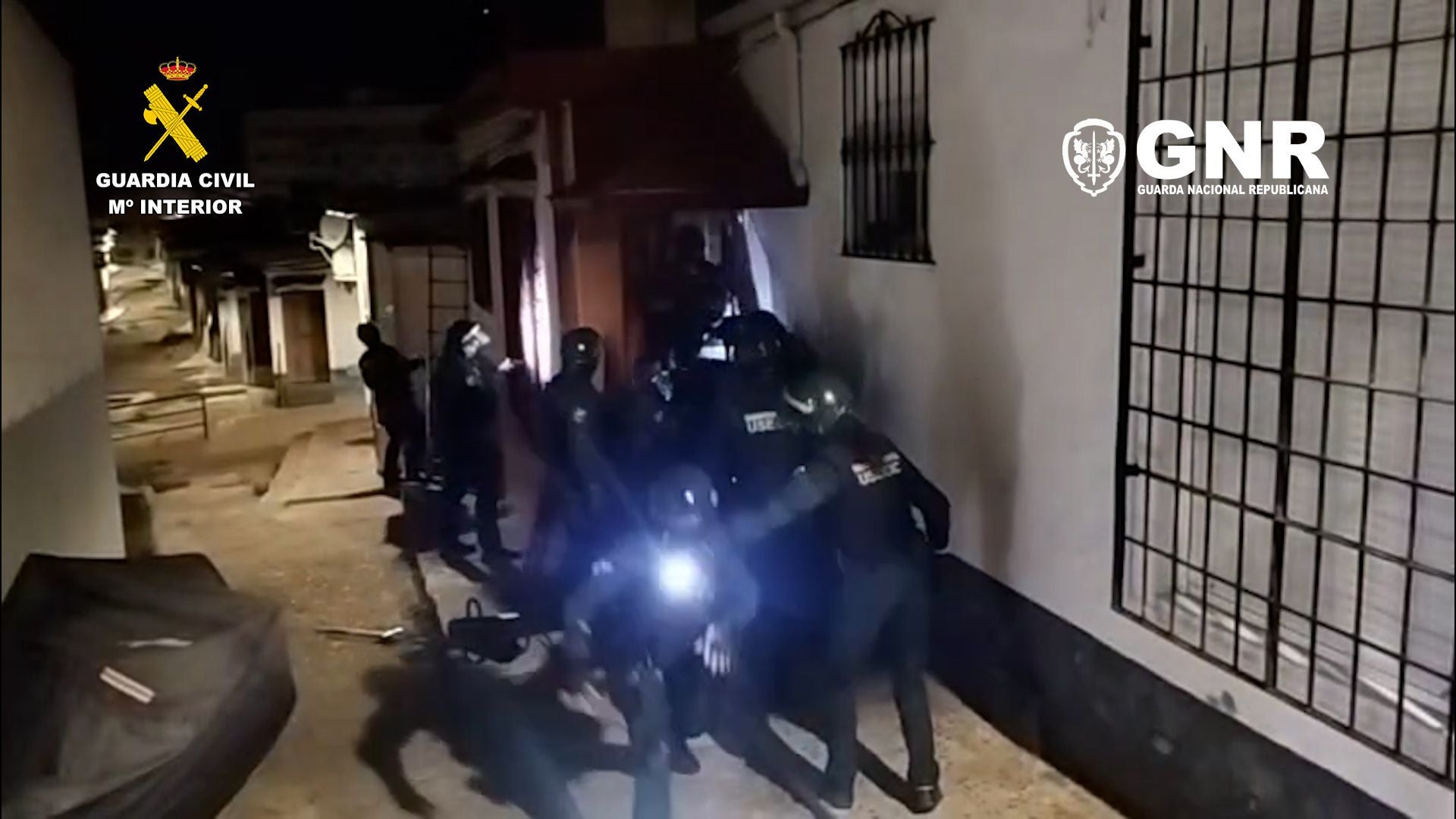 Así fueron los registros en Badajoz y otras provincias dentro de la operación para desarticular la red