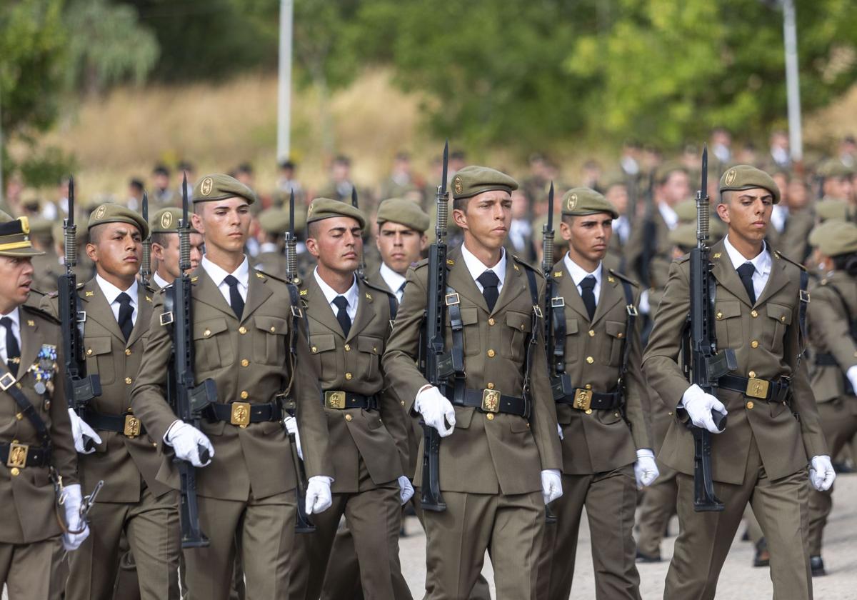 1.171 reclutas celebran este sábado su jura de bandera.