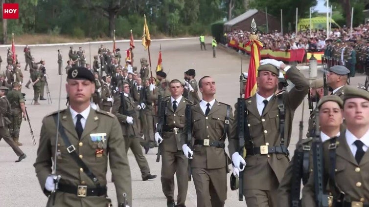 1.171 reclutas celebran este sábado en Cáceres su jura de bandera