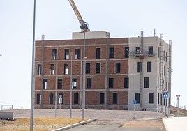 Imagen del edificio principal del CIIAE, que está ejecutado al 35,44% y cuenta con laboratorios y despachos.