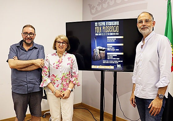 Un momento de la presentación del Festival Internacional Folk de Plasencia 2025.