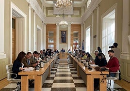 Pleno del Ayuntamiento de Cáceres.