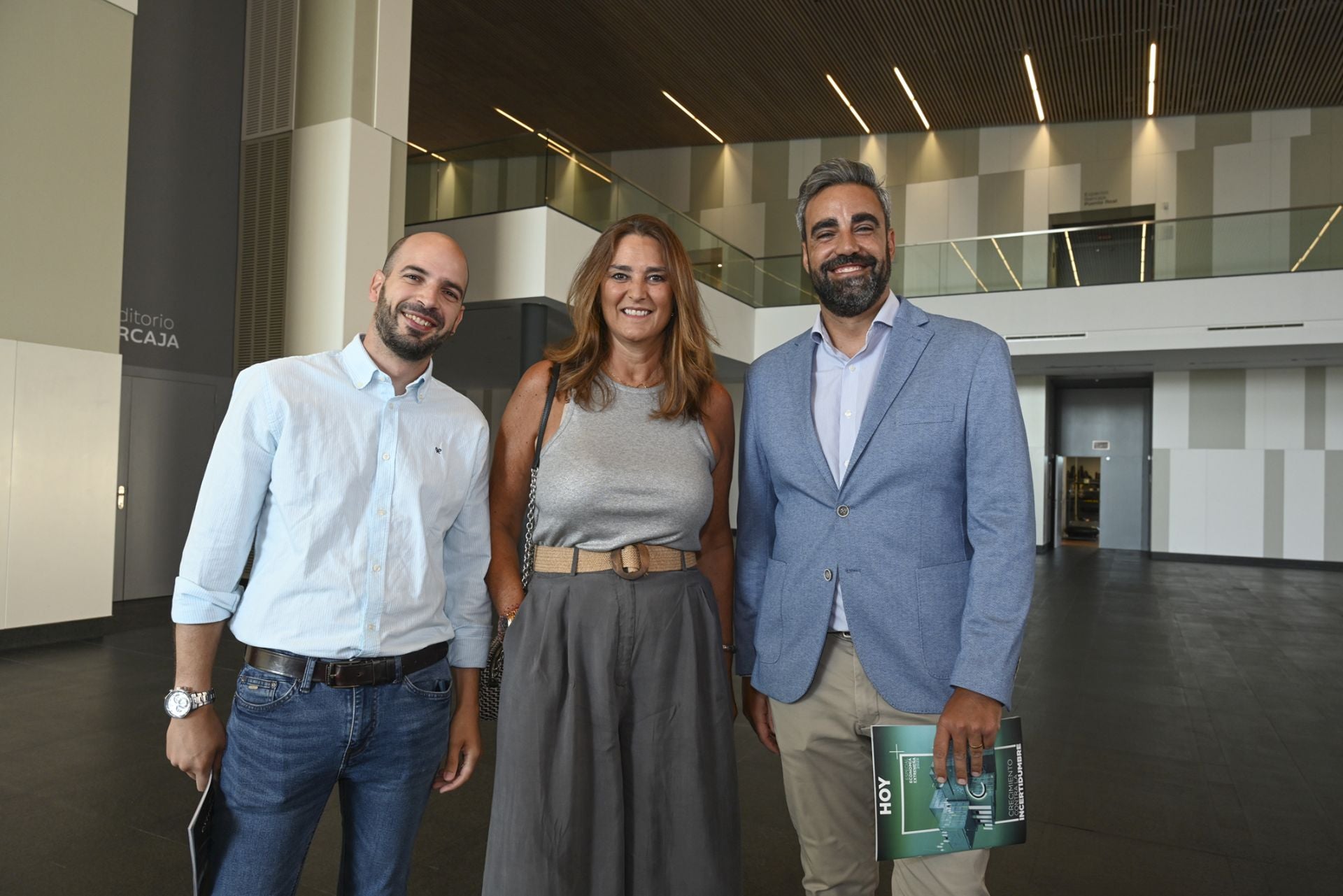 Steven López, Carolina Grau y Francisco Morán. 