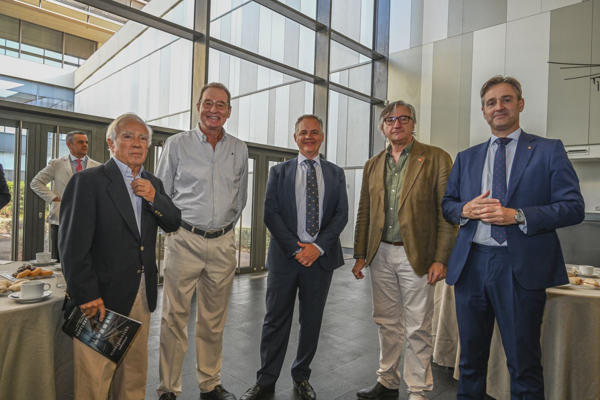 Enrique Muslera, Román Prieto, Jorge Fernández, Antonio García y Manuel María Ruíz.