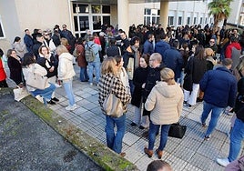 Examen MIR en la Escuela Politécnica de Cáceres en 2024.
