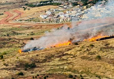 Segundo incendio en Las Vaguadas en la misma jornada y el cuarto en cinco días