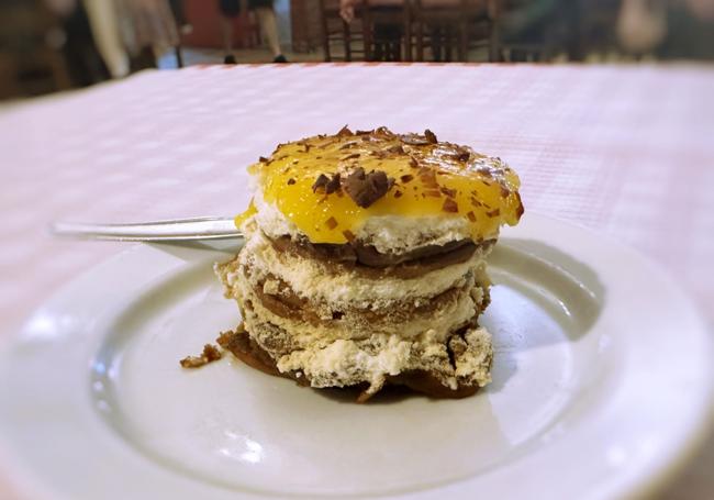 Tarta de galleta.