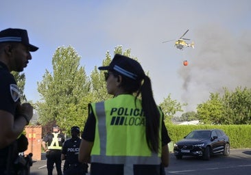 Buscan al responsable de los cuatro incendios intencionados de Las Vaguadas