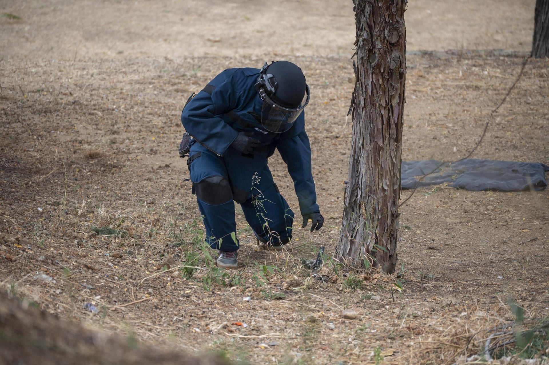 Así han retirado los Tedax los explosivos encontrados en Badajoz