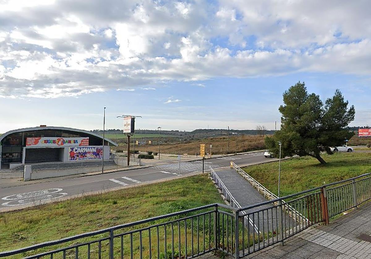 Zona en la que el detenido está acusado de provocar un incendio.