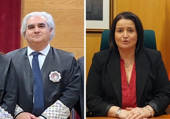 Emilio García Cancho y María del Carmen Romero, nombrados presidentes de la Audiencia Provincial de Badajoz y de la Sala Contencioso-Administrativo del TSJEx, respectivamente.