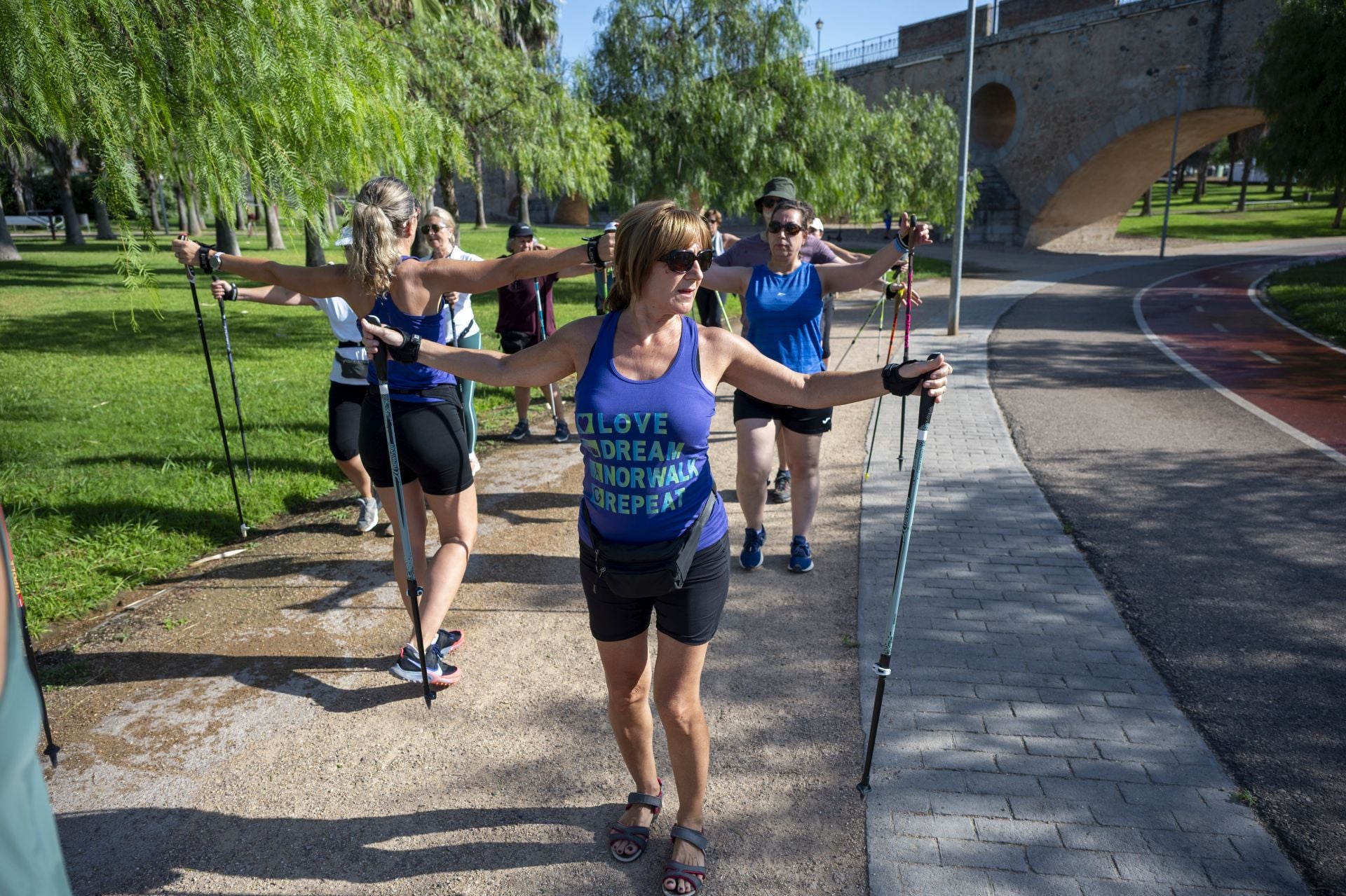 Fotos | Así practica Badajoz la marcha nórdica