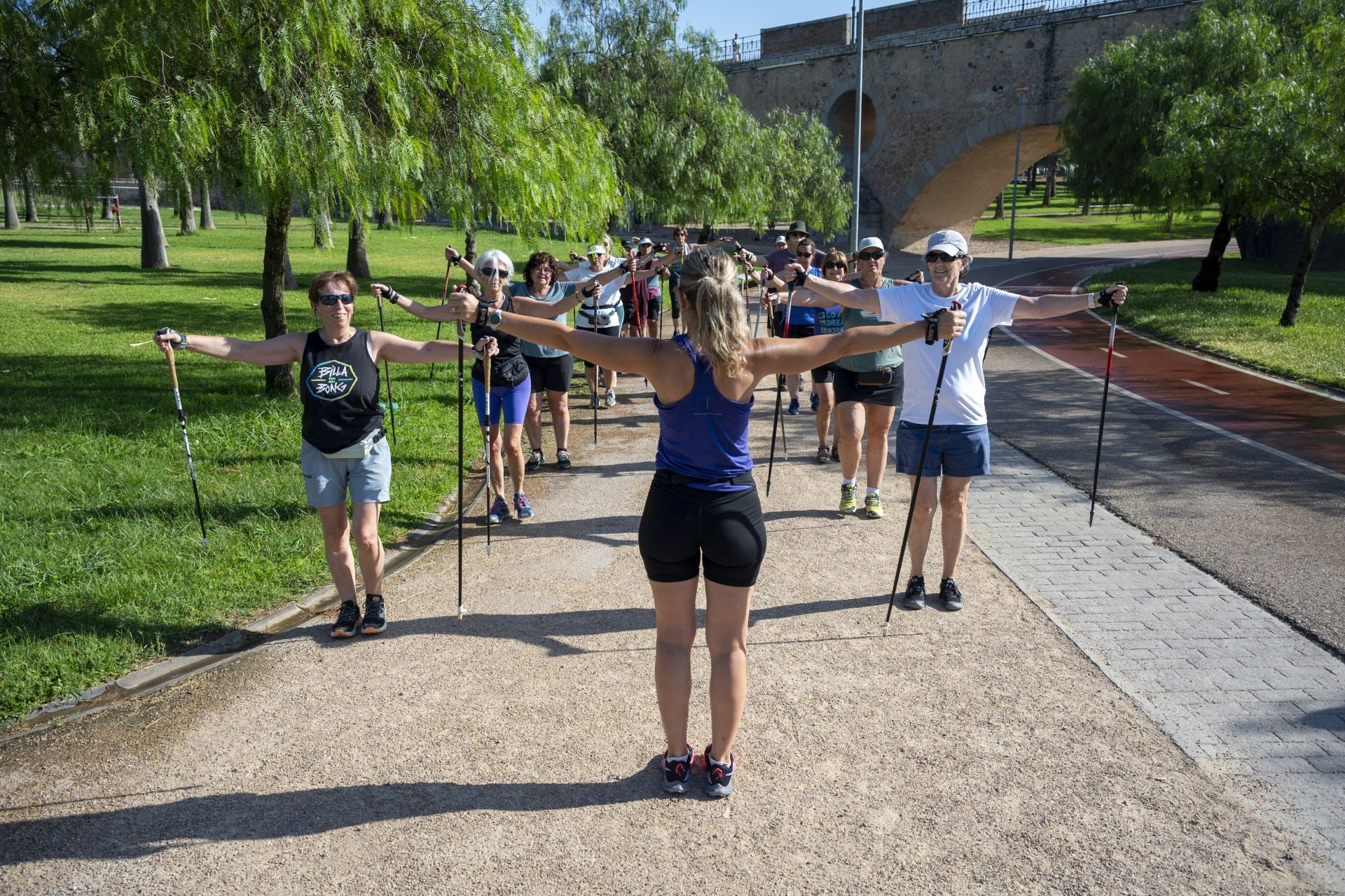 Fotos | Así practica Badajoz la marcha nórdica