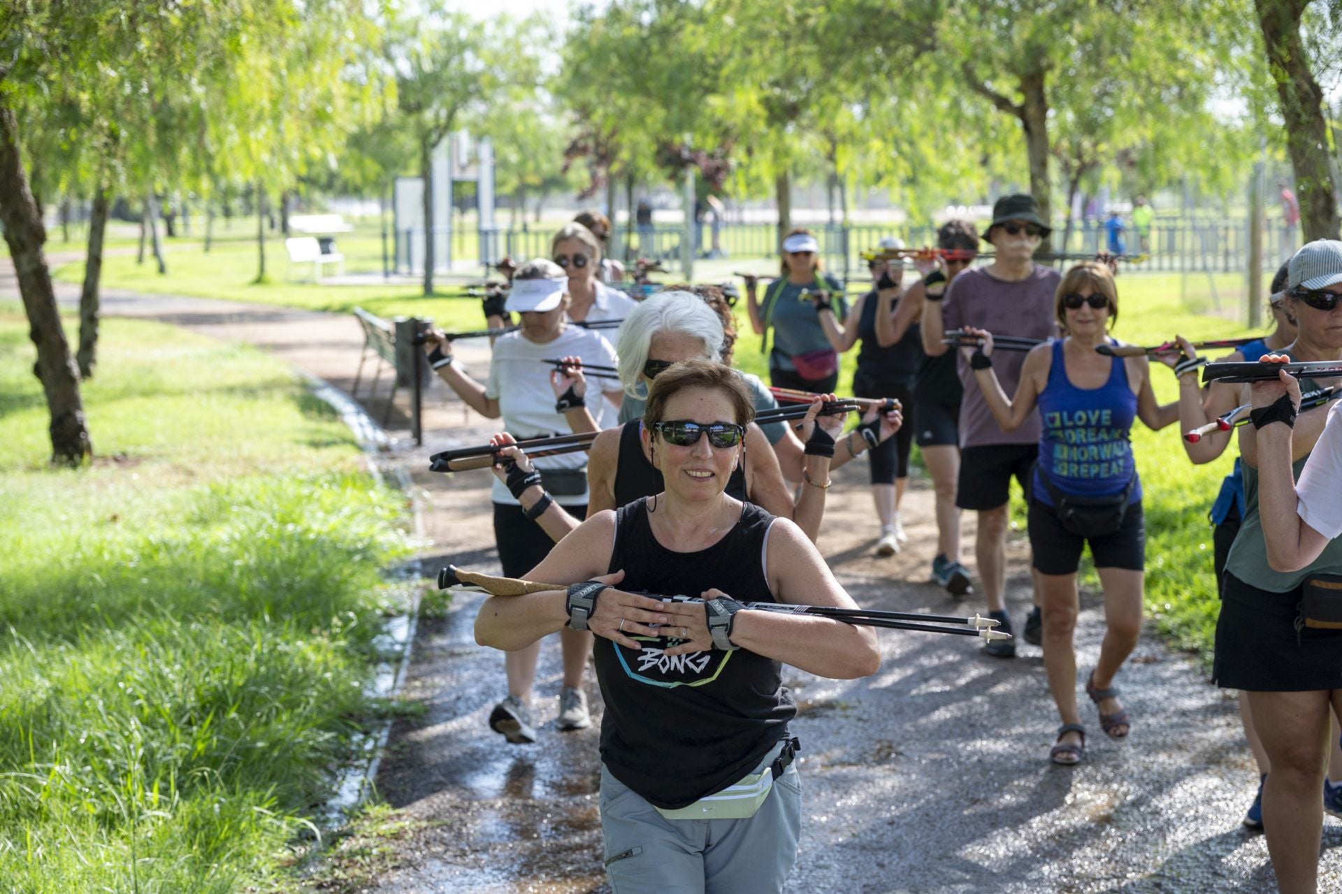 Fotos | Así practica Badajoz la marcha nórdica