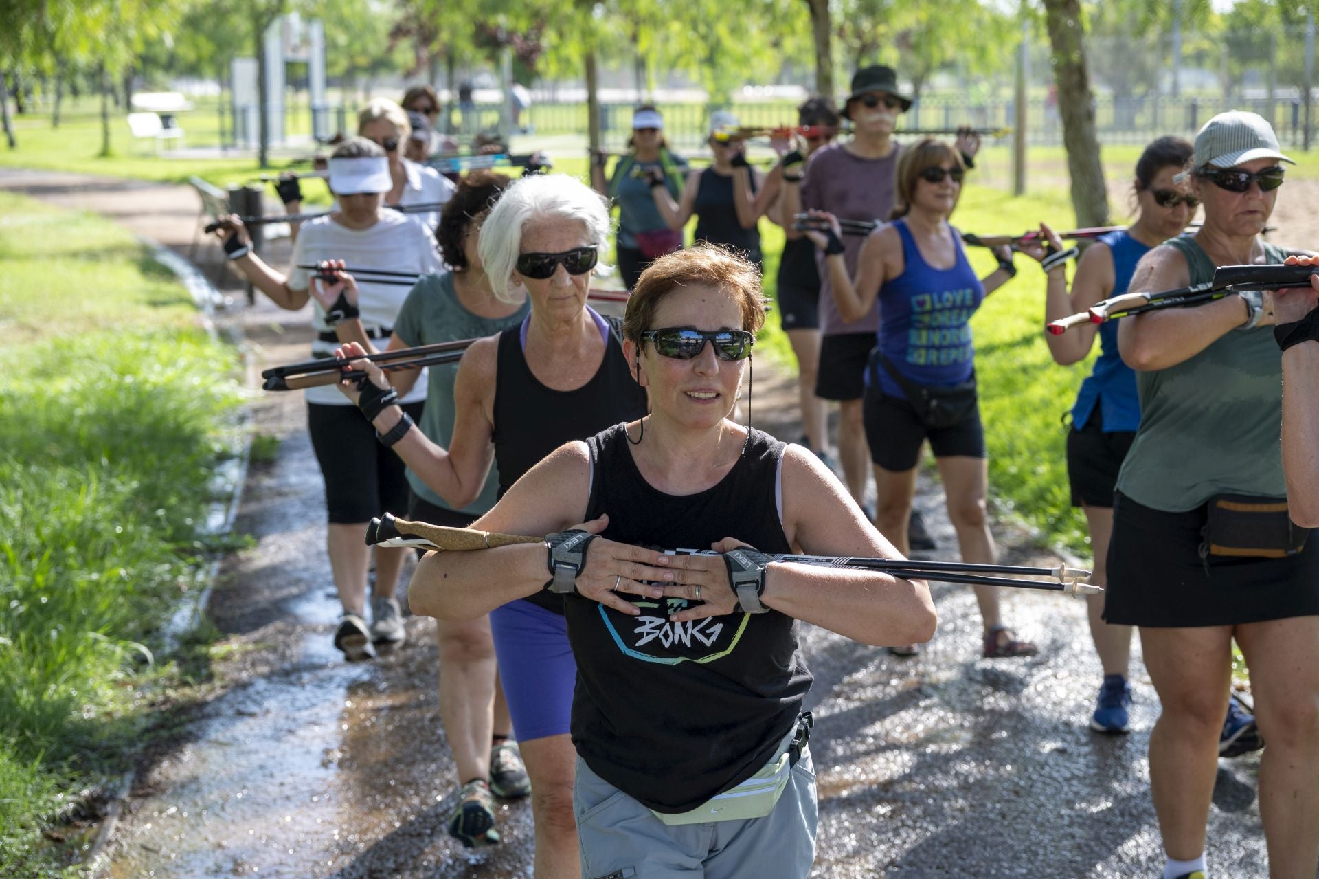 Fotos | Así practica Badajoz la marcha nórdica