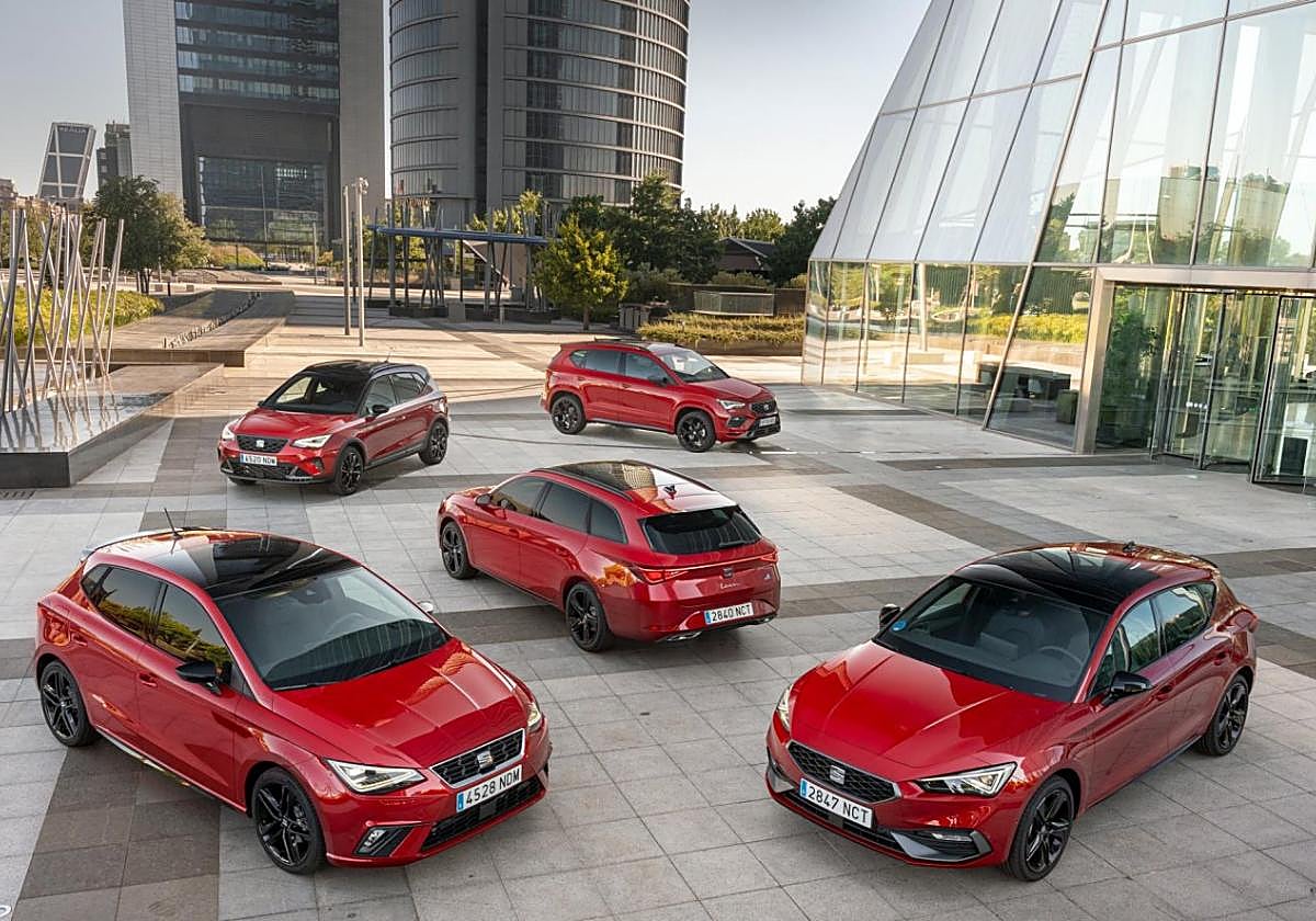 Los cinco modelos con acabado FR. El León es el más demandado, seguido del Ibiza y el Arona.