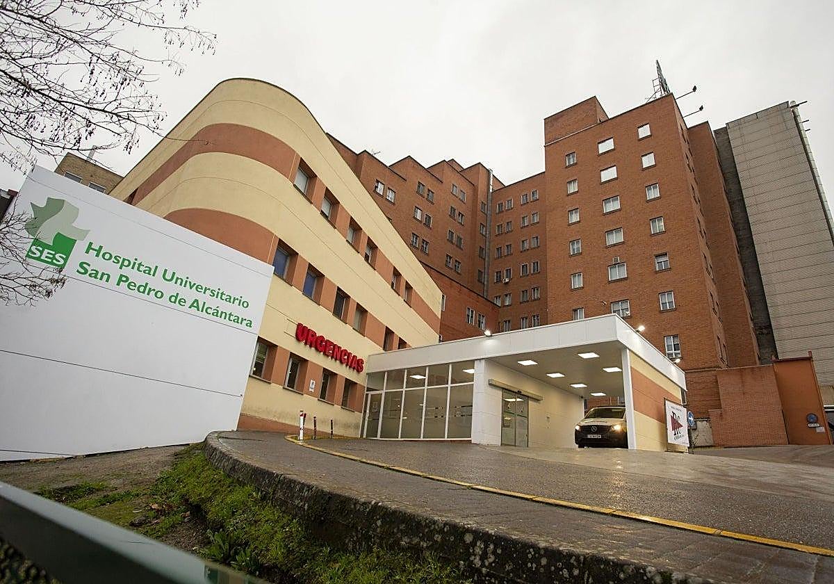 Hospital San Pedro de Alcántara de Cáceres.