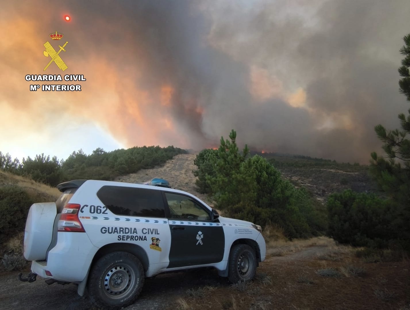 Patrullas de la Guardia Civil en la zona