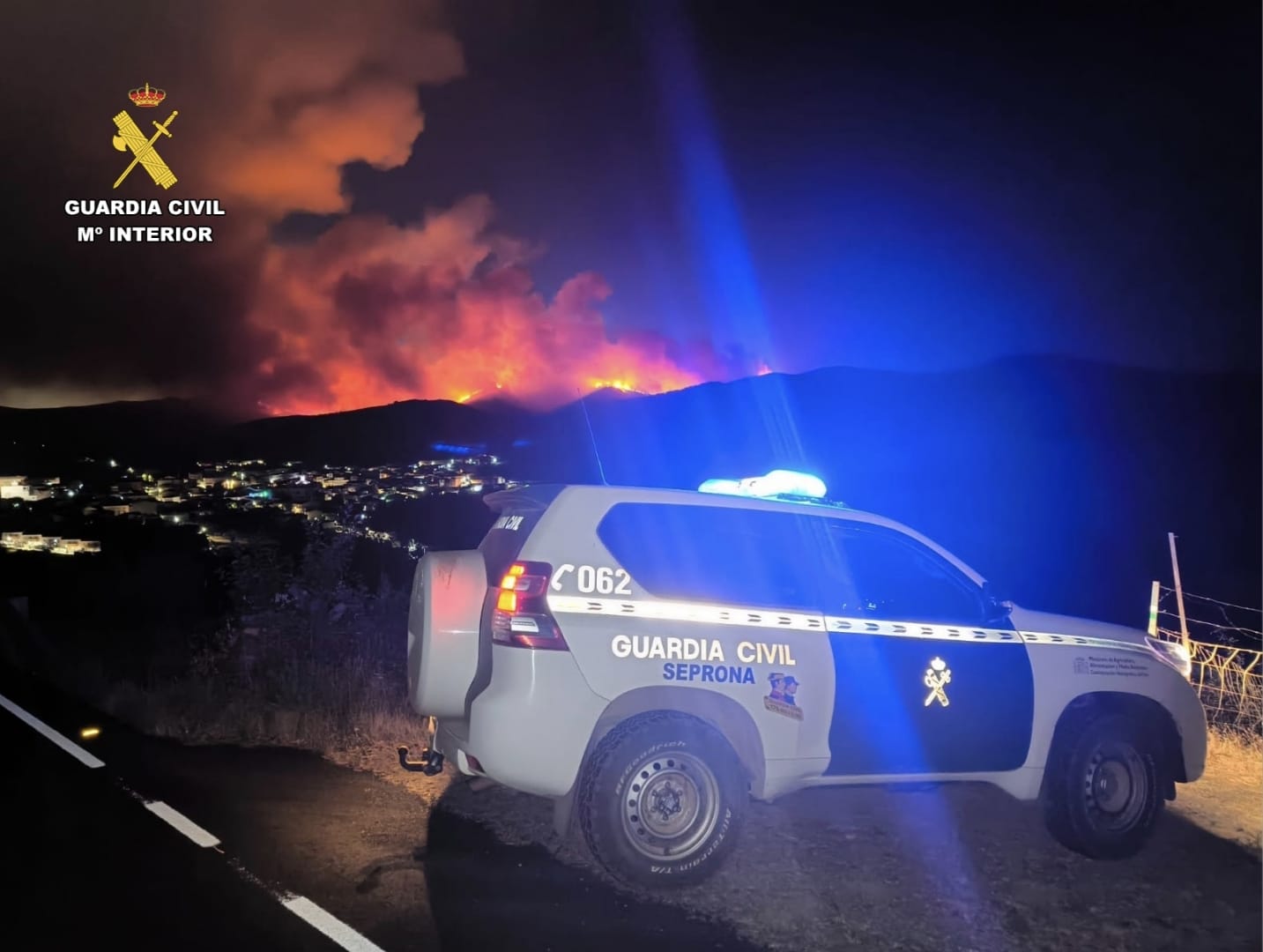 Patrullas de la Guardia Civil en la zona