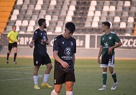 Antonio Pavón durante el primer partido de pretemporada.