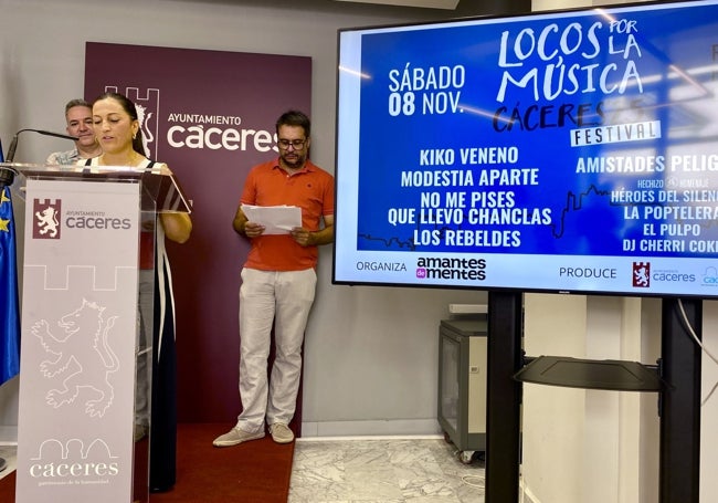 Presentación del festival, este jueves en la sala de prensa del Ayuntamiento.
