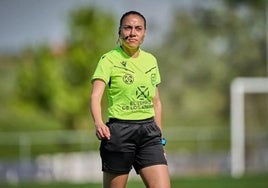 Melisa López Osorio durante uno de los partidos la pasada temporada.