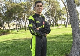 Iván Moreno en la Alcazaba, uno de sus lugares favoritos de Badajoz.