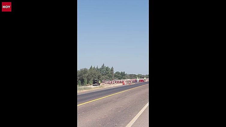 Desvíos por obras en el acceso a Badajoz