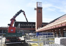 Obras en la estación de Atocha.