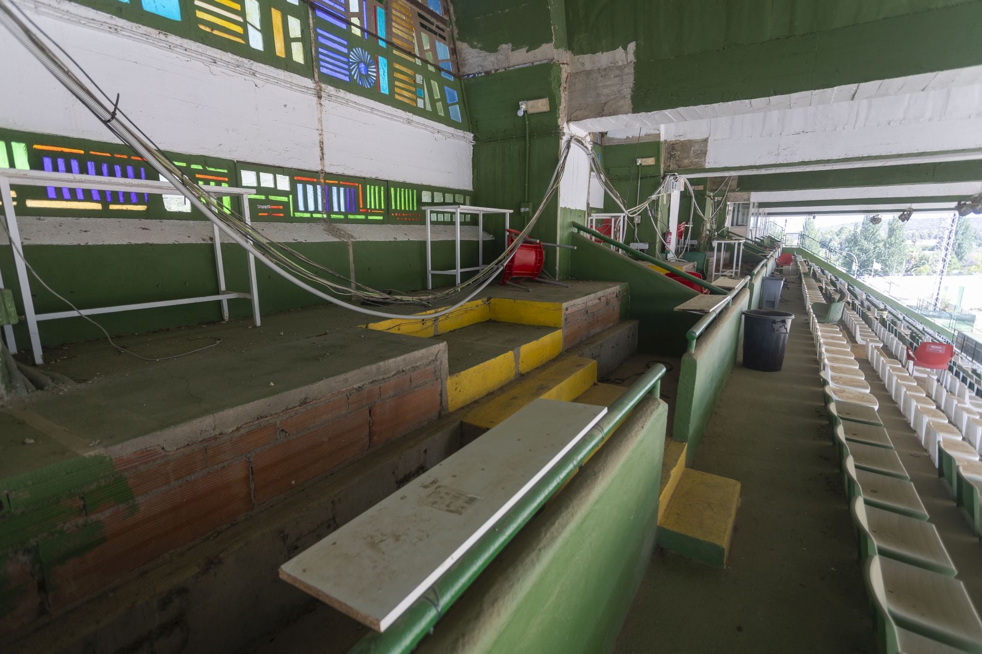 La reforma del estadio cacereño Príncipe Felipe, en imágenes