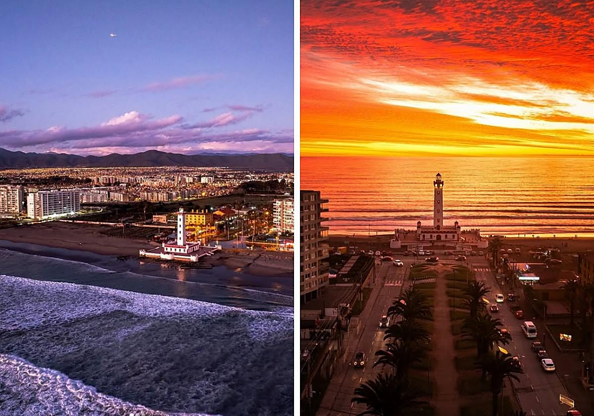 Imágenes de La Serena tomadas por un fotógrafo en redes sociales