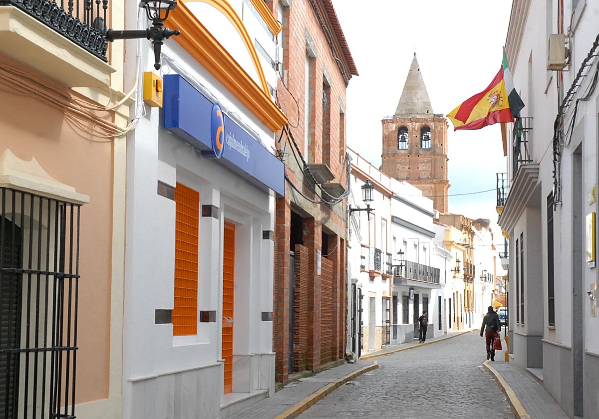 Alange, la localidad donde han encontrado al fallecido.