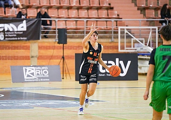 Asier Cuadra en un partido del BCB la pasada campaña.