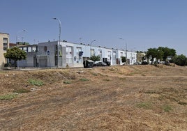 Los solares donde proponen los vecinos de Las Moreras que se ubiquen sus huertos urbanos.